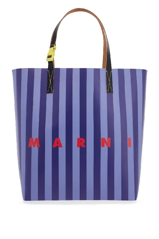 Women's tote bag performance collection -Marni Men's Striped Tribeca Tote Bag