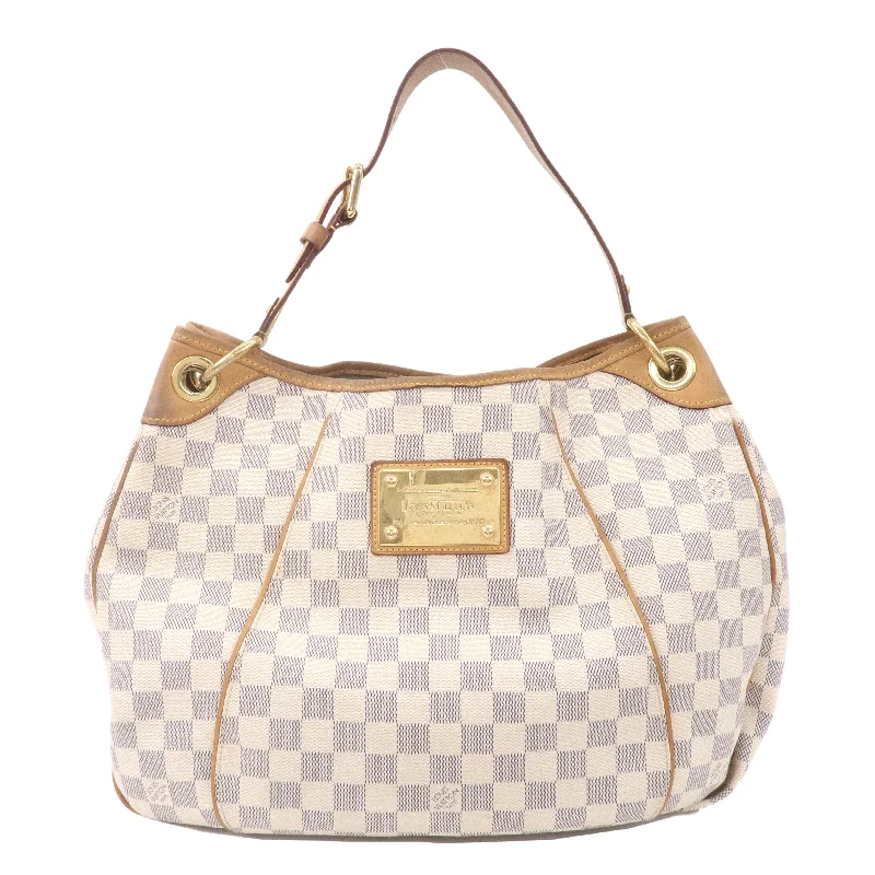 Women's shoulder bag pro bags -Louis Vuitton Damier Azur Galliera PM Shoulder Bag N55215