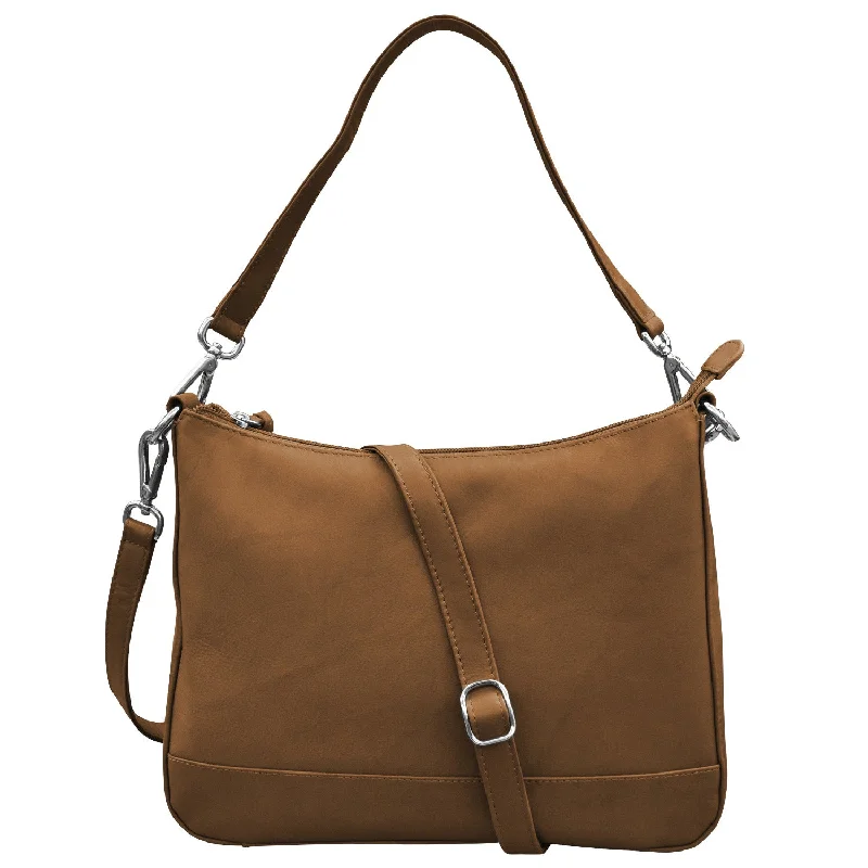 Women's handbags elegant-fit -Zip Top Hobo with Two Detachable Straps