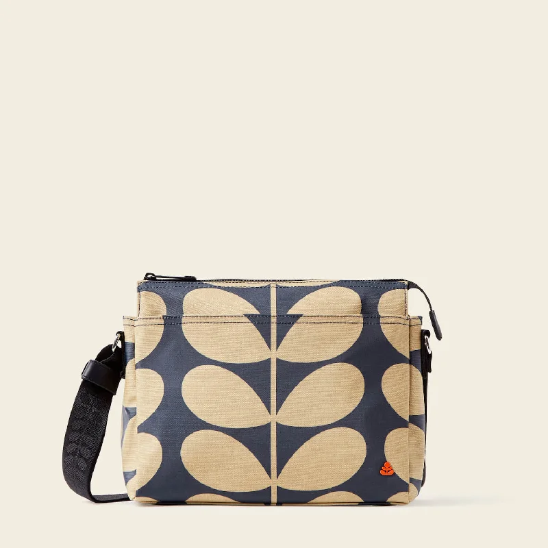 Women's crossbody bags floral -Fielder Crossbody - Solid Stem Oatmeal