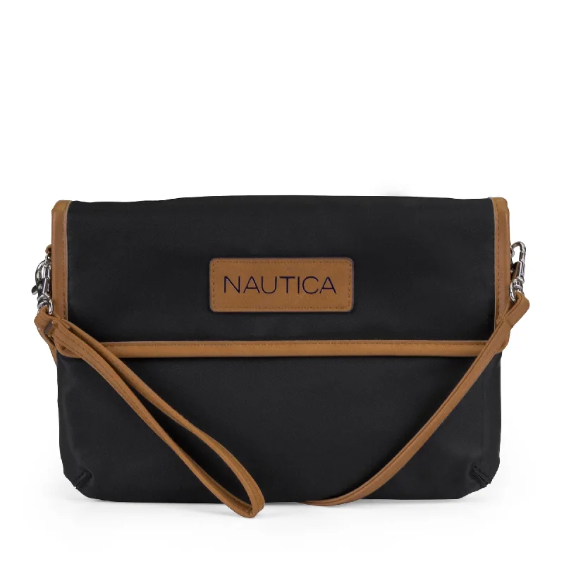 Women's crossbody bags streetwear-cool -Nautica Nylon Mini Wallet Crossbody Bag