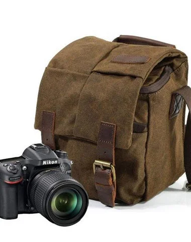 Women's shoulder bag quick-carry special -Mens Small Canvas Camera Messenger Bag Side Bag Camera Shoulder Bag for Men