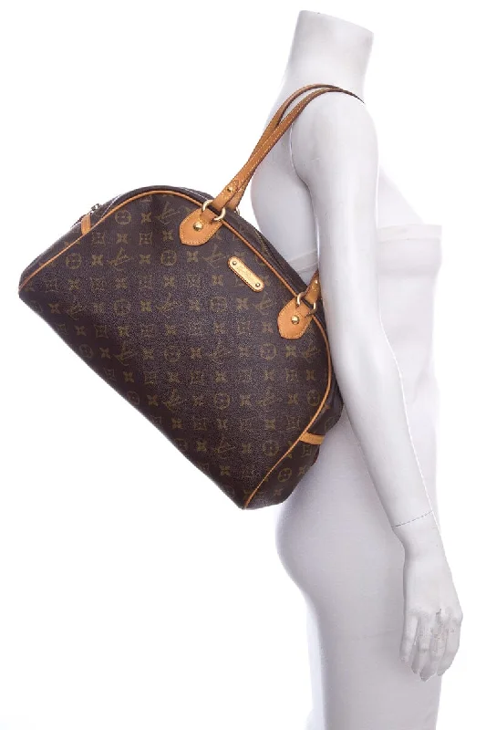 Women's handbags red-suede -Louis Vuitton Brown Montorgueil Monogram Canvas Handbag