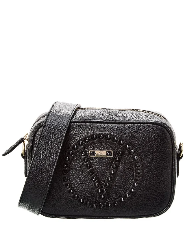 Women's crossbody bags hands-free-comfort -Valentino by Mario Valentino Mia Rock Leather Crossbody