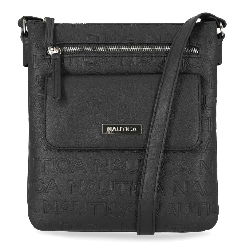 Women's crossbody bags office -Nautica Womens Delray Key Largo Crossbody Bag