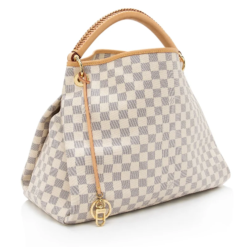 Women's shoulder bag versatile use -Louis Vuitton Damier Azur Artsy MM Shoulder Bag (SHF-naUphr)