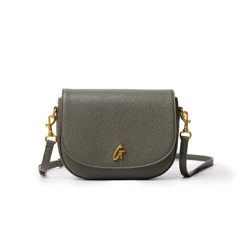 Women's shoulder bag performance sale -MEDIUM PEBBLE SHOULDER BAG - OLIVE GREEN