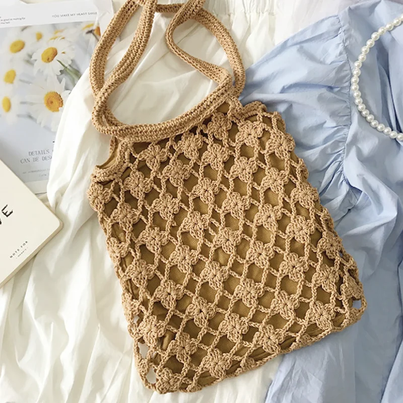 Women's shoulder bag squad deal -Elena Handbags Crochet Shoulder Bag