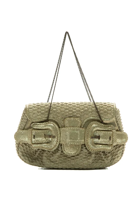 Women's chain bag perfect fit -Buckle Mini Chain Bag