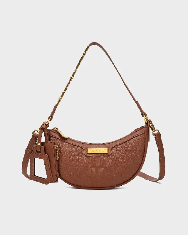 Women's shoulder bag sport special -Cutie Shoulder Purse in Caramel