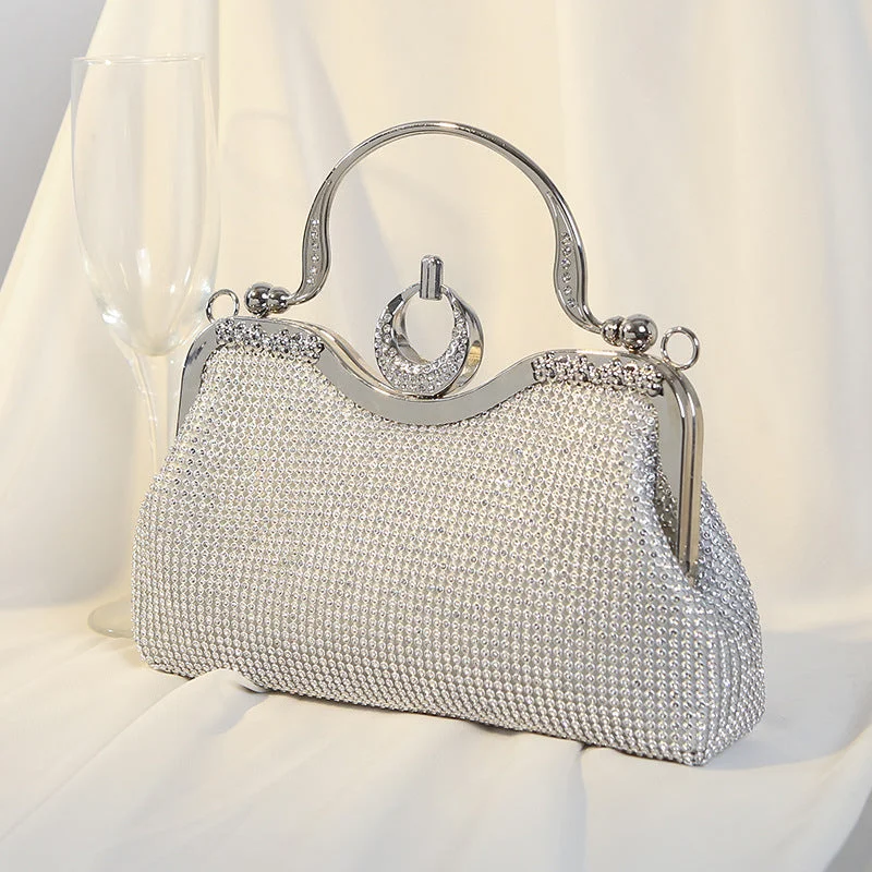 Women's handbags modern -Kirsten Diamond Encrusted Handbag