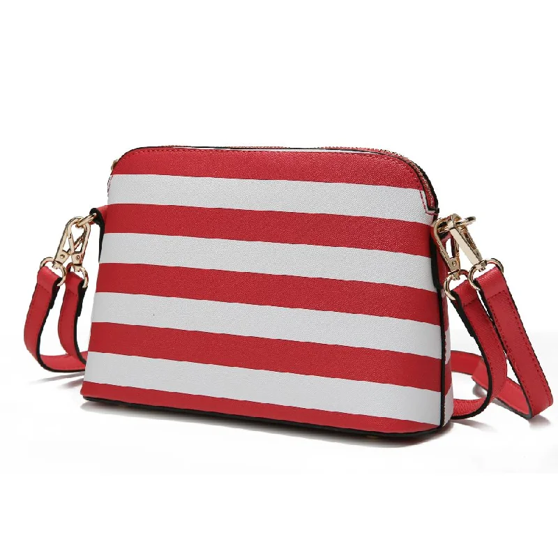 Women's crossbody bags party-vibe -Kimmy Striped Crossbody Handbag