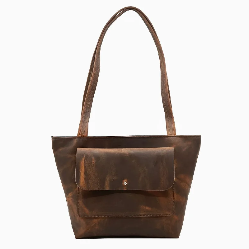 Women's tote bag lightweight material -Classic Tote, Hard Times