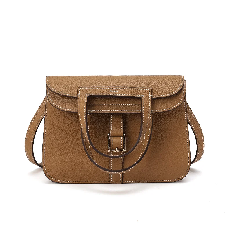 Women's crossbody bags brown -Tiffany & Fred  Full-grain soft leather Crossbody