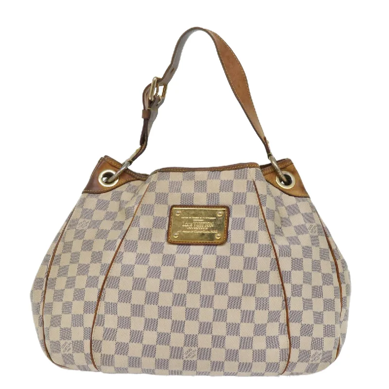 Women's shoulder bag pro set -LOUIS VUITTON Damier Azur Galliera PM Shoulder Bag N55215 LV Auth 50037