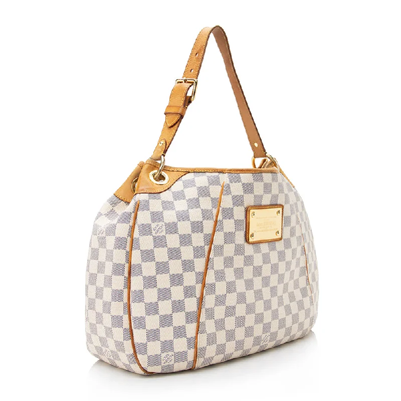 Women's shoulder bag signature series -Louis Vuitton Damier Azur Galliera PM Shoulder Bag (SHF-21017)