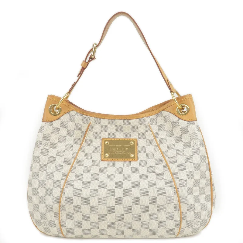 Women's shoulder bag chic accessory -Louis Vuitton Damier Azur Galliera PM Shoulder Bag N55215