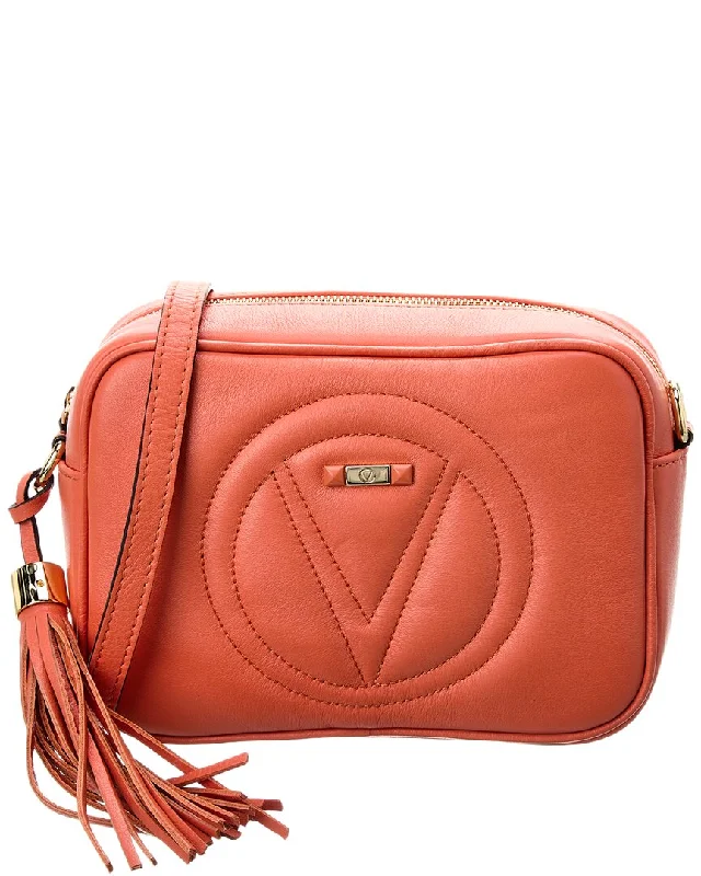 Women's crossbody bags fashionable-look -Valentino by Mario Valentino Mia Signature Leather Crossbody