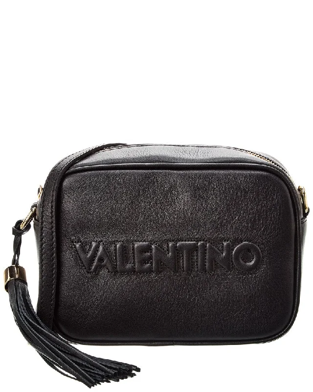 Women's crossbody bags lightweight-fit -Valentino by Mario Valentino Mia Embossed Leather Crossbody