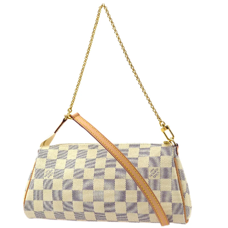 Women's shoulder bag performance bundle -Louis Vuitton Damier Azur Eva 2way Shoulder Handbag N55214