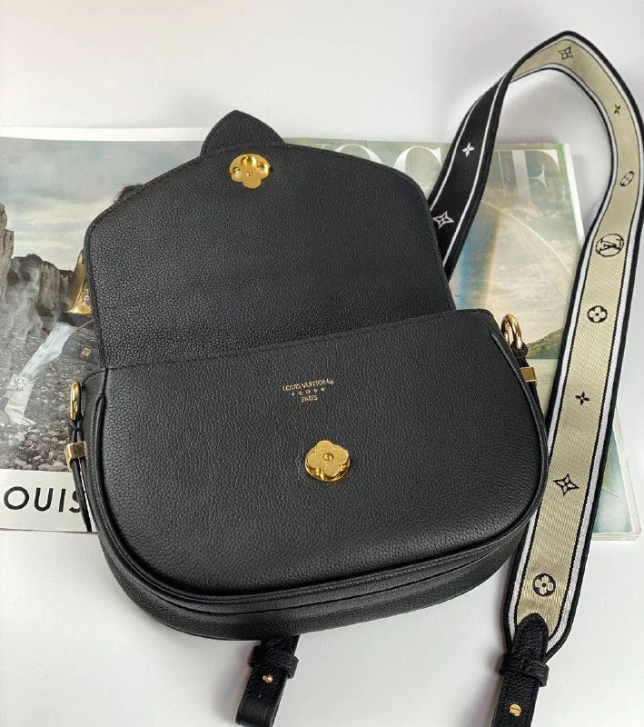 Women's bucket bags durable-fashion -Louis Vuitton Bags PONT 9 SOFT PM black