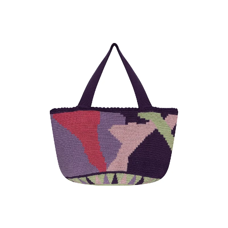 Women's tote bag custom deal -Maleiwa Tote Bag - Purple