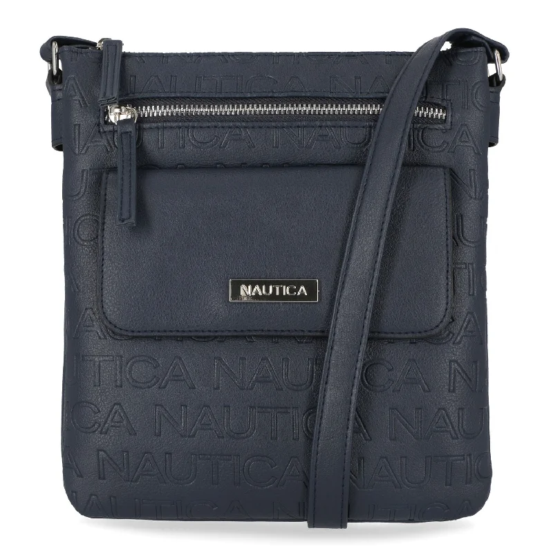 Women's crossbody bags winter -Nautica Womens Delray Key Largo Crossbody Bag