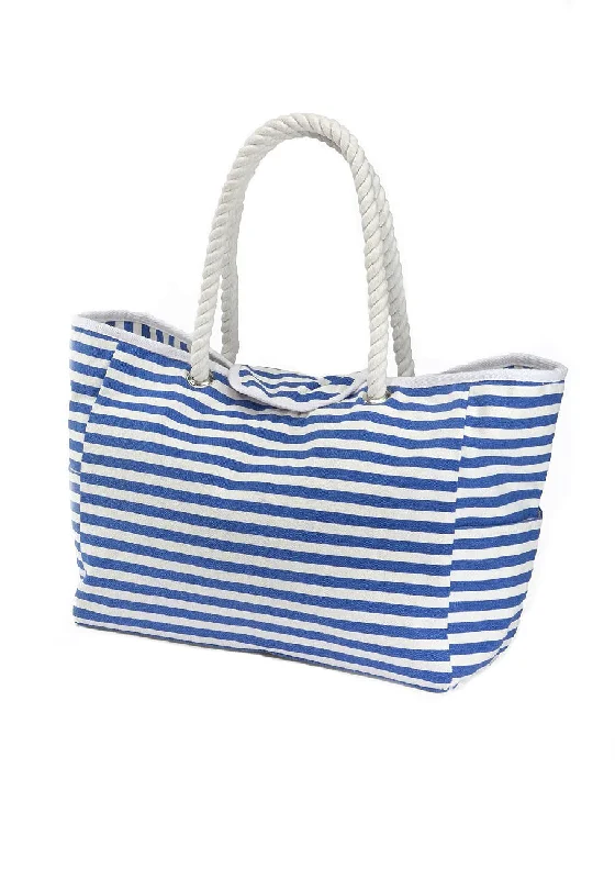 Women's tote bag crew kit -LASCANA Women's Striped Tote Bag