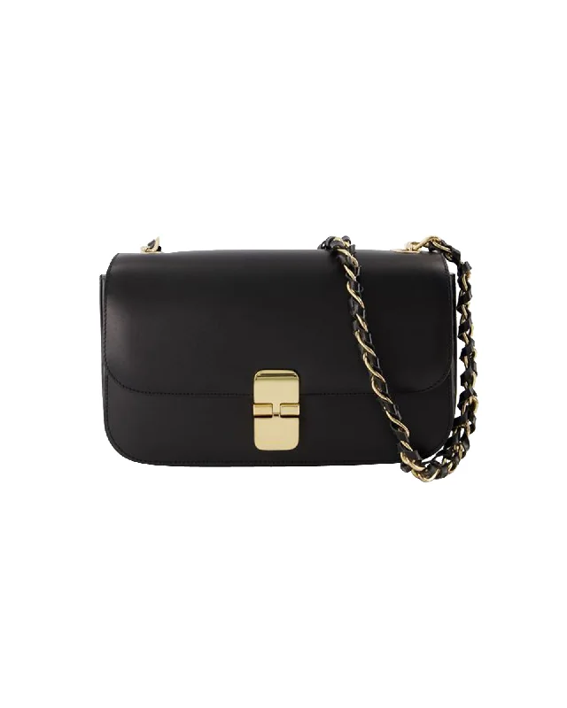 Women's chain bag performance collection -Grace Baguette Chaine Bag - A.P.C. - Leather - Black