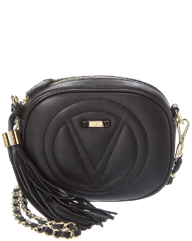 Women's crossbody bags practical -Valentino by Mario Valentino Nina Signature Leather Crossbody