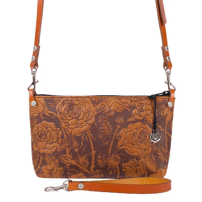 Women's crossbody bags gym -Paula Crossbody / Wristlet, Wild Rose Adventure