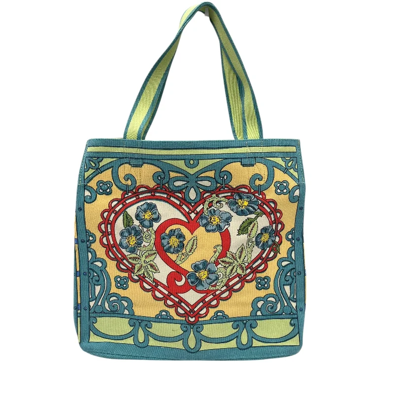 Women's tote bag wholesale offer -Tote By Brighton In Blue & Yellow, Size:Large