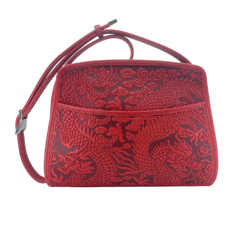 Women's crossbody bags compact-size -Retro Crossbody, Cloud Dragon