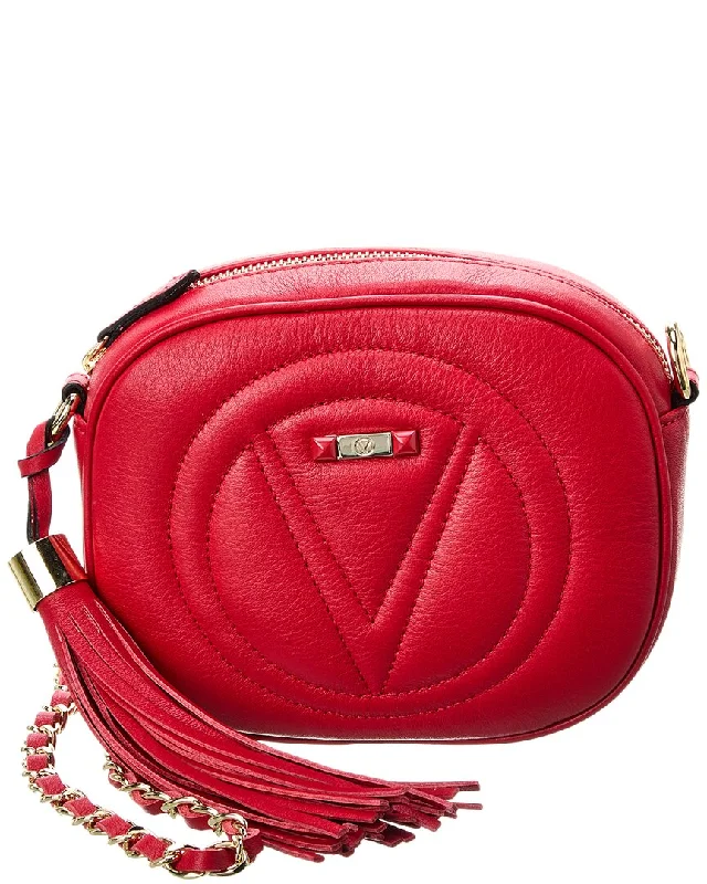 Women's crossbody bags nylon -Valentino by Mario Valentino Nina Signature Leather Crossbody