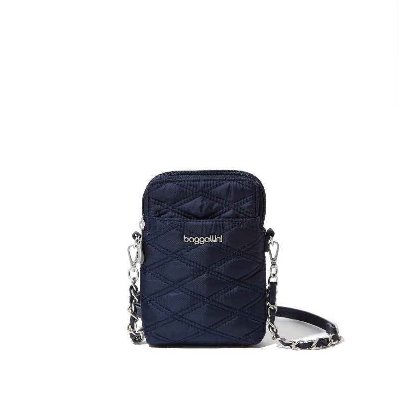 Women's crossbody bags versatile-fashion -baggallini Women's Take Two RFID Bryant Crossbody Bag With Chain