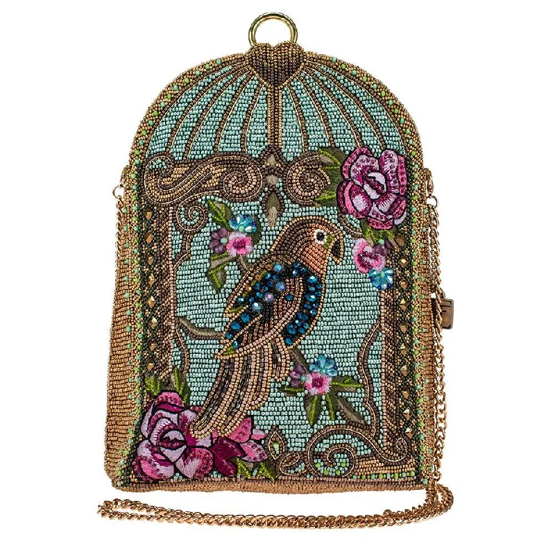 Women's crossbody bags designer-style -Mary Frances - Pretty Parrot Crossbody Handbag