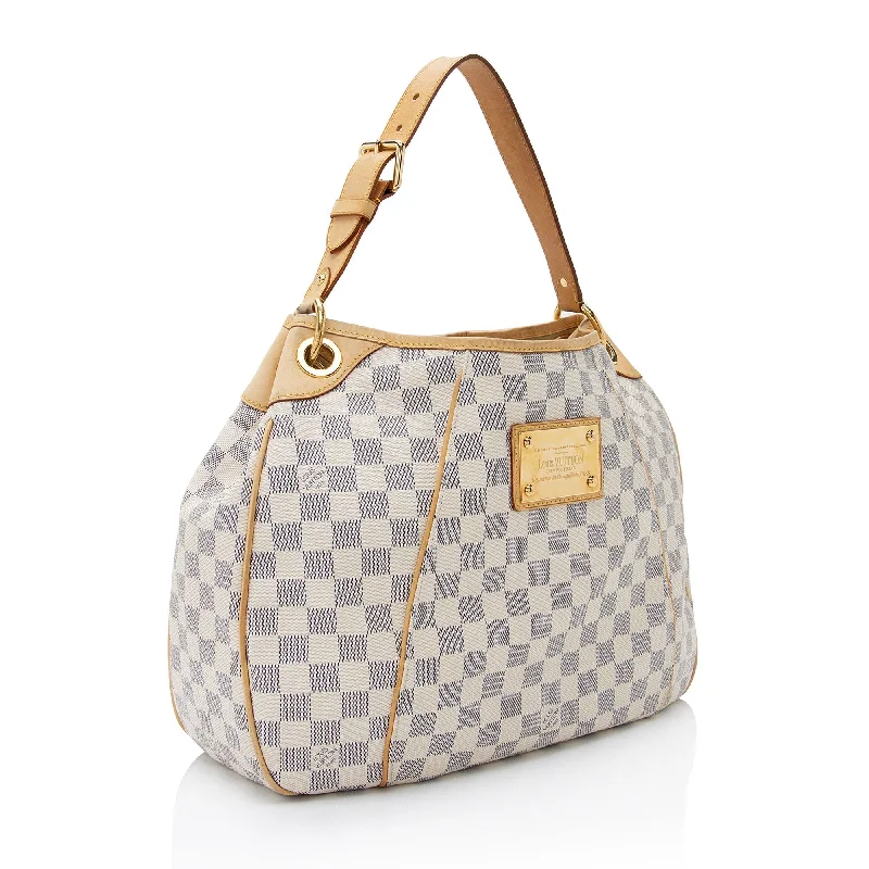 Women's shoulder bag prompt delivery -Louis Vuitton Damier Azur Galliera PM Shoulder Bag (SHF-TRz2us)