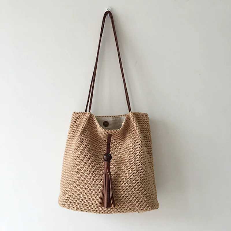 Women's shoulder bag custom collection -Elena Handbags Handmade Retro Woven Shoulder Bag